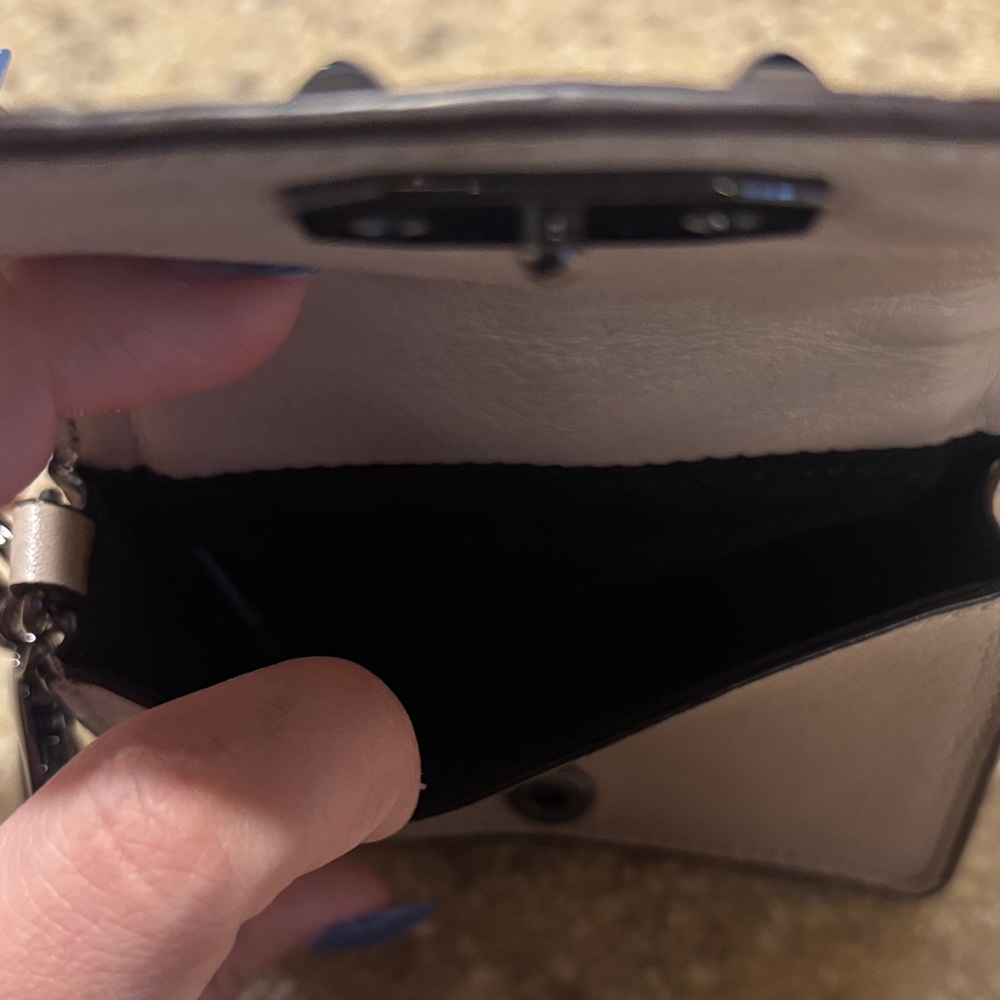 Rebecca Minkoff Quilted Leather Wallet in Taupe - Picture 7 of 7